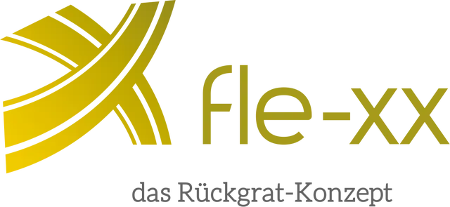 fle-xx - Das Rückgratkonzept Logo fle-xx - Das Rückgratkonzept mit Link zur Webseite.